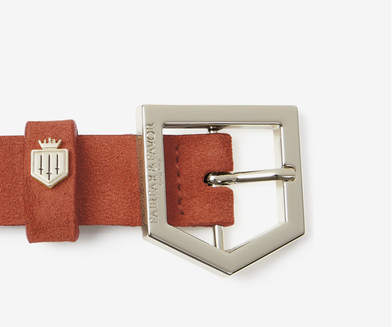 Fairfax and Favor Sennowe Belt Sunset Orange-1